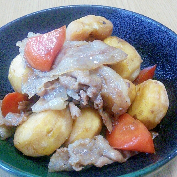 利平栗の煮物(肉じゃが風)